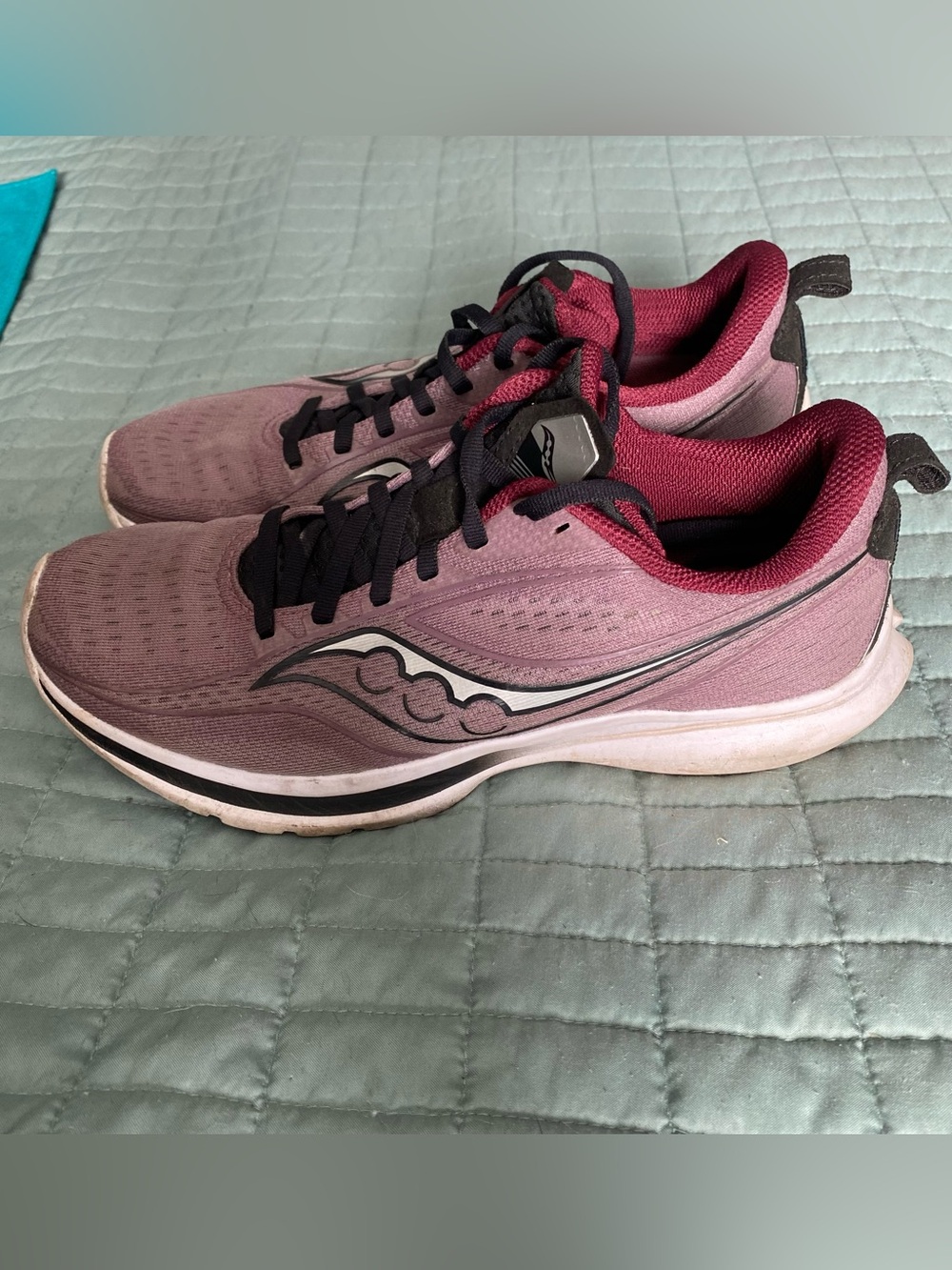Saucony Women's Running Shoes in Dusty Mauve and Black - Picture 5 of 10